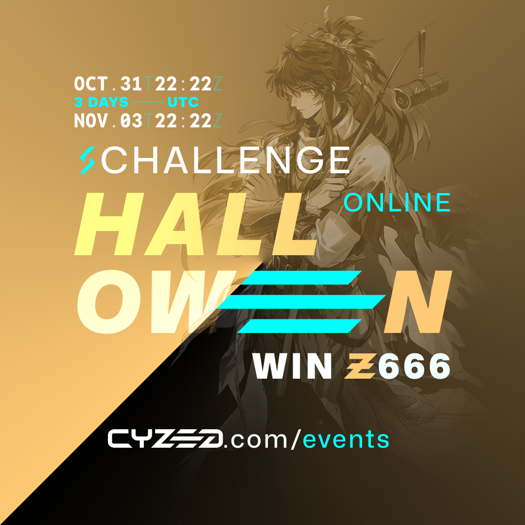 Halloween event poster for Qiuyuan combo cycle challenge